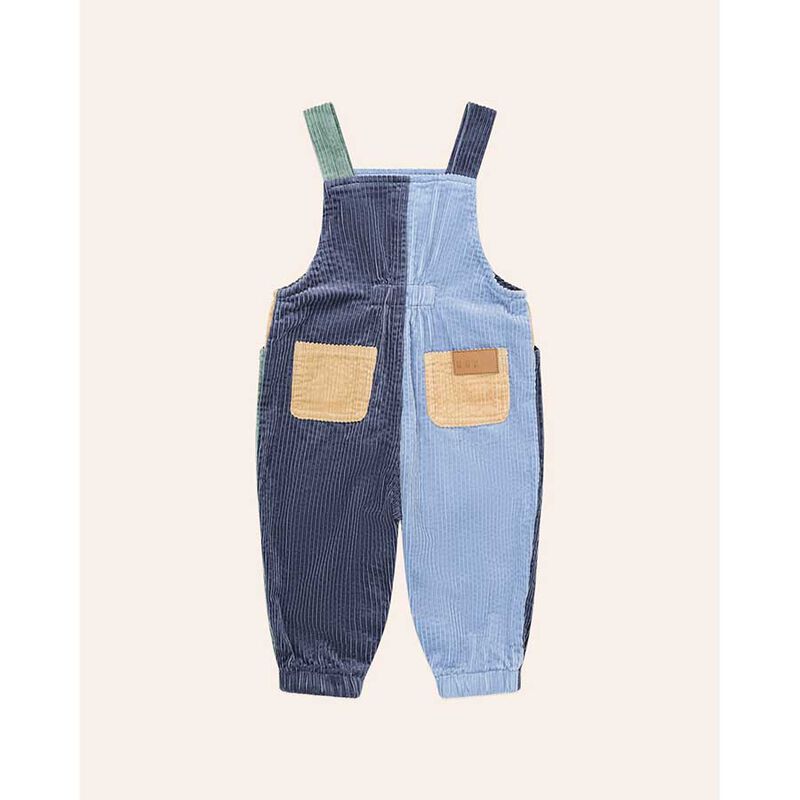 Huxbaby Midnight Colour Block Overalls 3-4Y image number 1